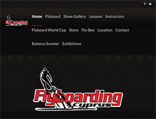 Tablet Screenshot of flyboardcy.com